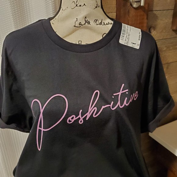 Poshitive T-shirt Bella Canva 3001C XL Black - Picture 2 of 7
